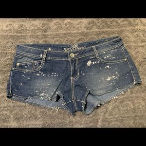 Almost Famous Distressed Jean Shorts